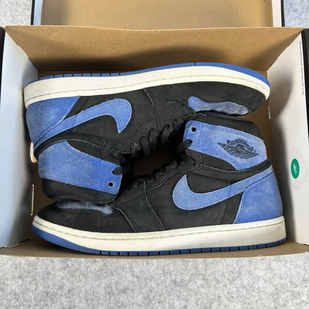 DZ5485-042 Mens 10.5 Womens 12 Nike Air Jordan 1 Retro High Royal Reimagined IOB